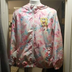 Members Only Pink and Blue SpongeBob Raincoat